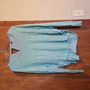 Old Navy two fabric tunic top size L